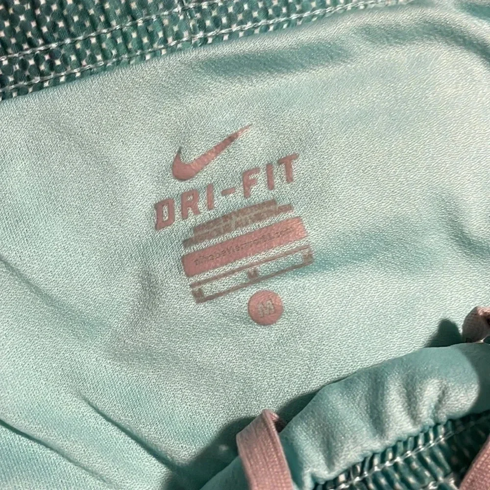 NIKE LINED ATHLETIC SHORTS TEAL‎ TURQOISE MEDIUM